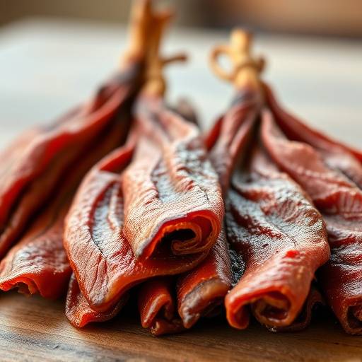 Biltong: Cured and dried meat, a popular South African snack.