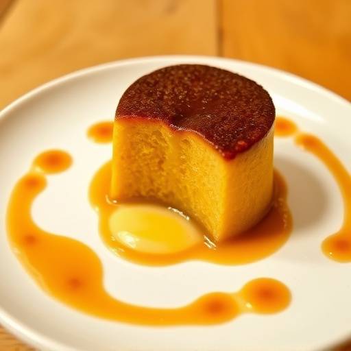 Malva Pudding: A spongy caramelised pudding, served with warm custard.